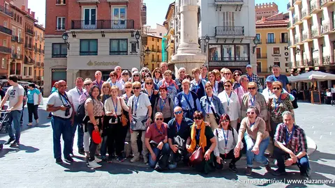 Un total de 60 excursionistas vibraron con los encantos de Teruel