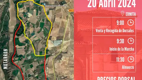 I Marcha solidaria a la Ermita Virgen de Gracia 2024 en C&aacute;rcar
