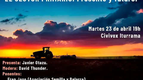 Conferencia en Pamplona &lsquo;El Sector Primario. Presente y futuro&rsquo;