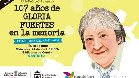 Taller infantil en Corella &lsquo;107 a&ntilde;os de Gloria Fuertes en la memoria&rsquo;