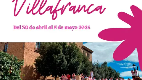 Programa de las Fiestas de la juventud 2024 en Villafranca