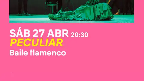 Baile flamenco en Tudela &lsquo;Peculiar&rsquo; con la Compa&ntilde;&iacute;a Ana Morales