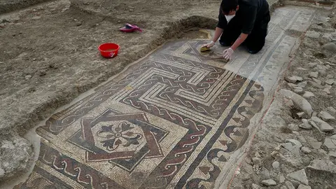 Trabajos arqueol&oacute;gicos en el yacimiento Campo de Arlas