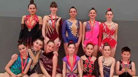 El Club R&iacute;tmica Murchante ha obtenido un total de 7 medallas en los Juegos Deportivos de Navarra