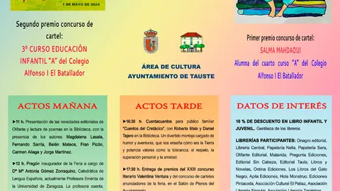 XXIV Feria del libro 2024 en Tauste