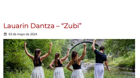 Danza en Tafalla &lsquo;Zubi&rsquo;
