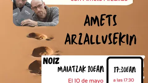 Encuentro en Tudela con Amets Arzallus