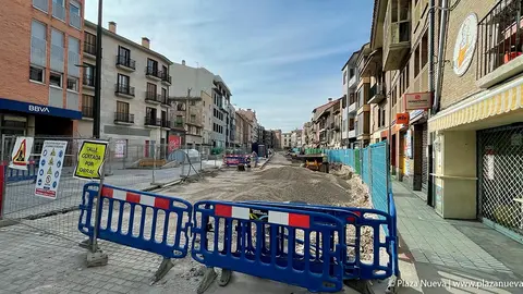Calle Muro en obras