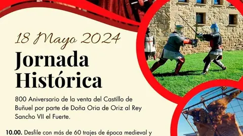 Jornada hist&oacute;rica &lsquo;800 Aniversario de la venta del Castillo de Bu&ntilde;uel al Rey Sancho VII el Fuerte&rsquo; en Bu&ntilde;uel