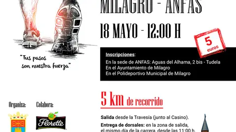 Marcha solidaria &lsquo;Tus pasos son nuestra fuerza&rsquo; en Milagro