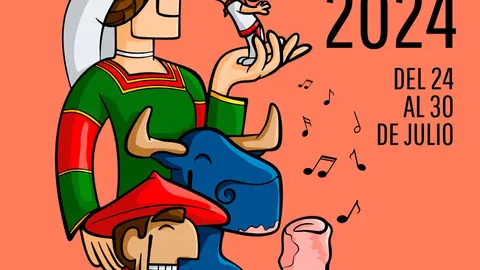 Cartel Fiestas de Tudela 2024 ganador