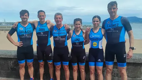 Ander Iradi, Rodrigo Zardoya, Agust&iacute;n Salvatierra, Jessica L&oacute;pez, Mar&iacute;a La&iacute;nez y Eduardo La&iacute;nez