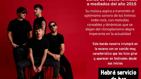 Girando por Navarra 2024 en Ribaforada Concierto de Los Flamingos