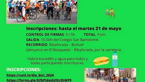 D&iacute;a de la Bici 2024 en Ribaforada