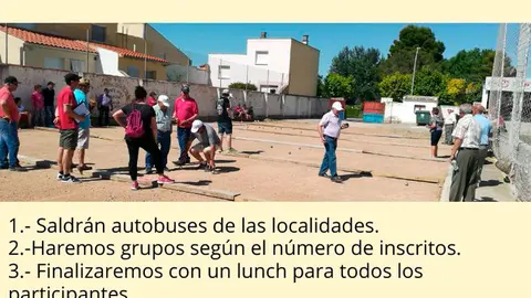 Torneo en Bu&ntilde;uel de petanca