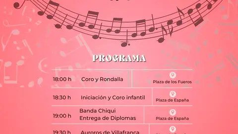 D&iacute;a de la M&uacute;sica 2024 en Villafranca