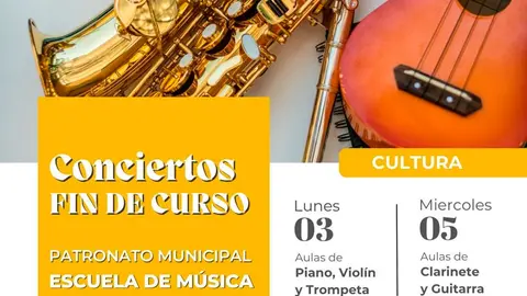 Conciertos fin de curso en Villafranca del Patronato Musical Escuela de M&uacute;sica Fernando Calahorra