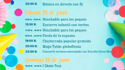 Programa de Fiestas de la Azucarera 2024 en Tudela