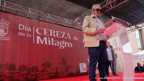 El pregonero del D&iacute;a de la Cereza, Jesus Mari Barrado