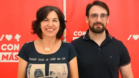 Los concejales del PSN Olga Chueca y Eduardo Vidondo