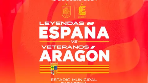 Partido en Tarazona de leyendas de f&uacute;tbol Leyendas Espa&ntilde;a vs Veteranos Arag&oacute;n