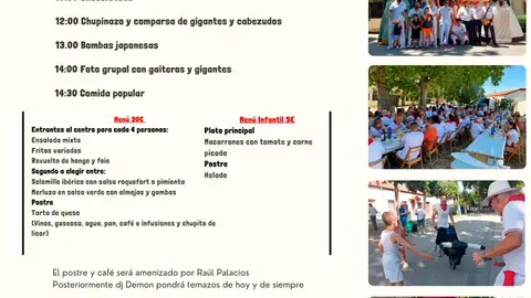 Programa de las Fiestas de San Pedro 2024 en Marcilla