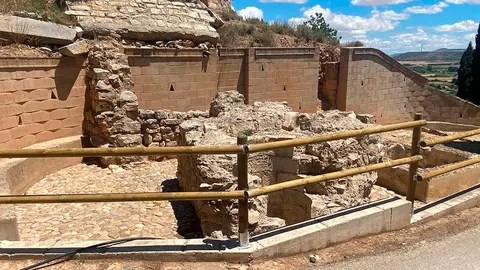Catas en el cerro de Santa B&aacute;rbara