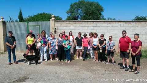 Asistentes al homenaje a Mar&iacute;a Pilar Berrio Jim&eacute;nez