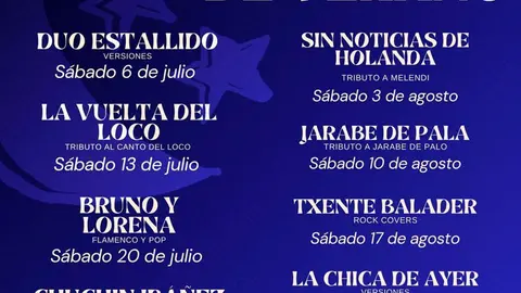 Noches musicales de verano 2024 en Villafranca