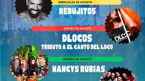 Conciertos Fiestas de San Atilano 2024 en Tarazona