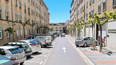 Calle Balsa del Pulguer en Tudela