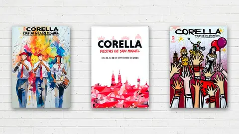 Carteles candidatos en Corella