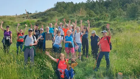 21 personas acudieron el 8 de junio a la Subida al monte Legu&iacute;n, organizada por la Asociaci&oacute;n Grupo Valle de Izagaondoa