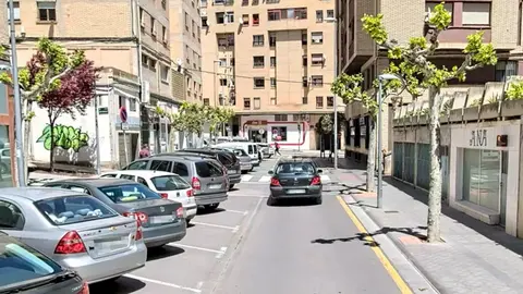 Calle Paloteado en Tudela