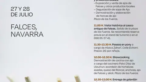 XII D&iacute;a del Ajo 2024 en Falces