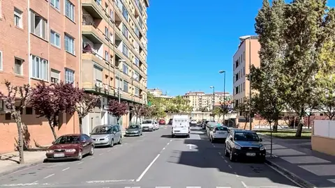 Calle Sancho Abarca en Tudela