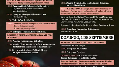 Fin de semana del Tomate Feo de Tudela 2024