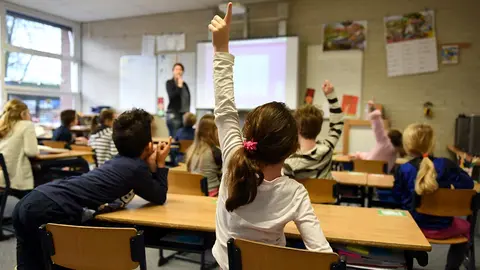 Aulas colegio vuelta al cole ni&ntilde;os