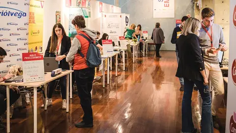 Una edici&oacute;n anterior de la feria Soria Emplea que organiza la C&aacute;mara de Soria
