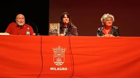 Presentaci&oacute;n del libro Milagro 1936 en la localidad ribera