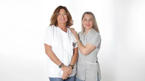 Concha Rodr&iacute;guez Bernal y Arantza Dom&iacute;nguez