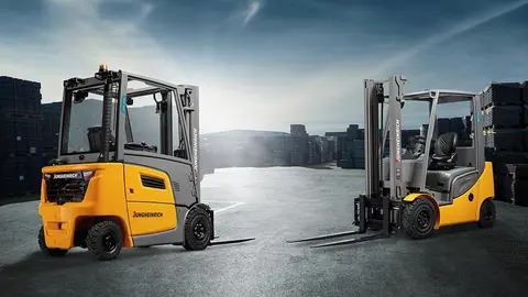 Las carretillas elevadoras de Junghenrich son sin&oacute;nimo de eficiencia y durabilidad