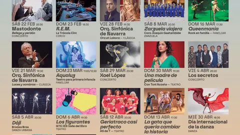 Temporada enero junio 2025 del Teatro Gaztambide de Tudela