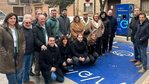 Representaci&oacute;n de los alcaldes de la Comunidad Energ&eacute;tica Local con las autoridades forales