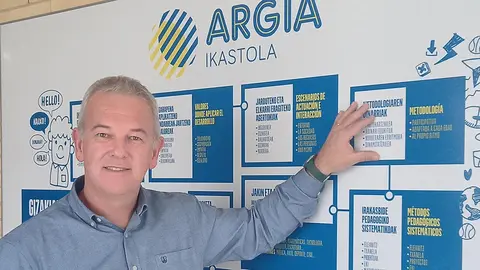 Garikoitz Urbizu Ulacia, director de Argia Ikastola