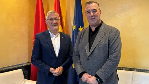 El vicepresidente F&eacute;lix Taberna y Rafael Loscos