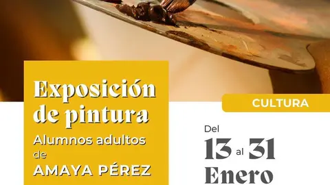 Exposici&oacute;n de pintura de los alumnos adultos de Amaya P&eacute;rez