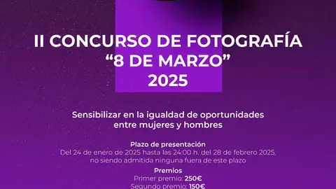 II Concurso de fotograf&iacute;a 8 de marzo 2025 en Corella