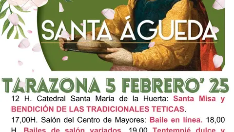 Fiesta de Santa &Aacute;gueda 2025 en Tarazona