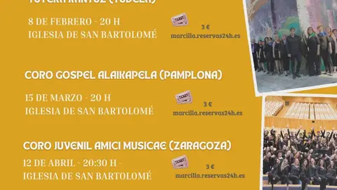 Ciclo Coral &lsquo;A Viva Voz&rsquo; en Marcilla